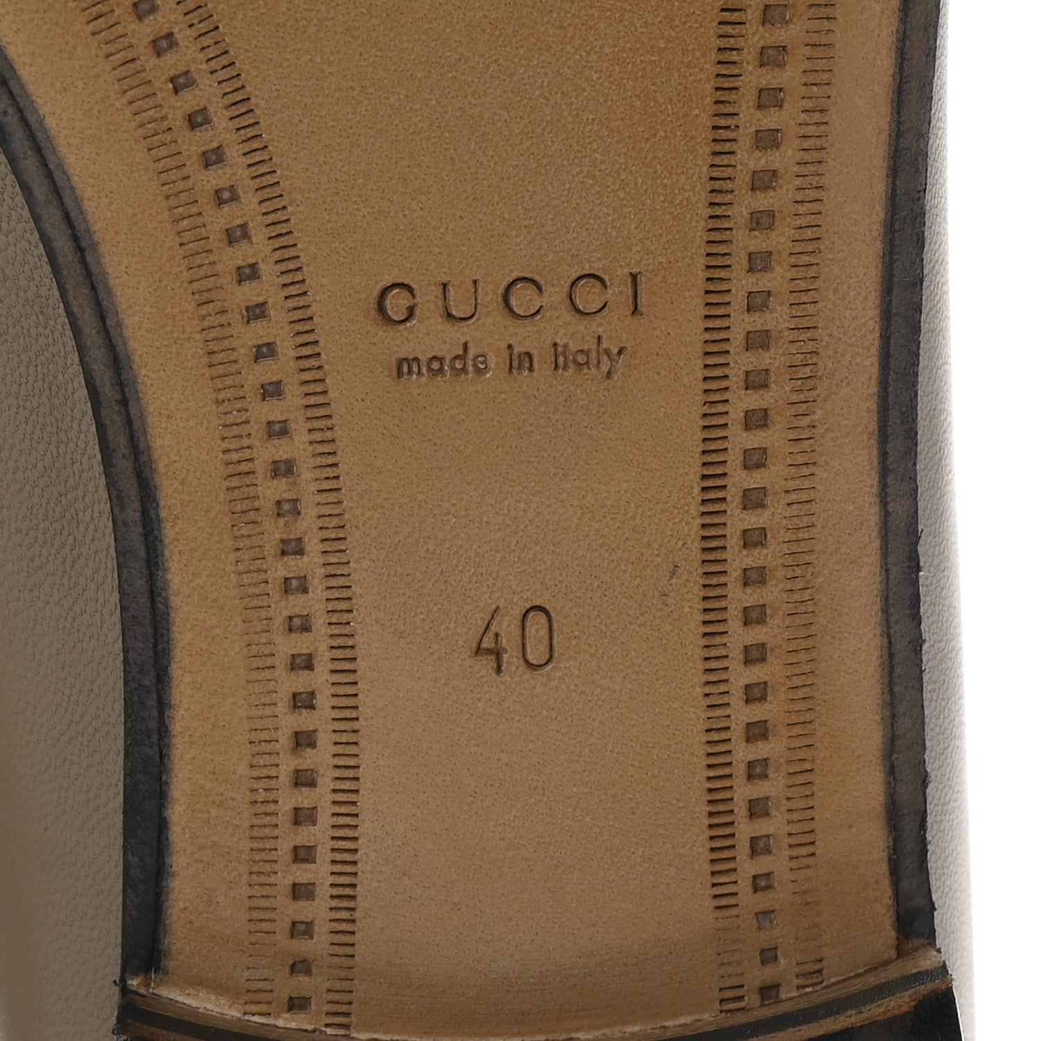 Gucci Lambskin Womens Brixton Horsebit Loafers 40 Mud 7 of 10