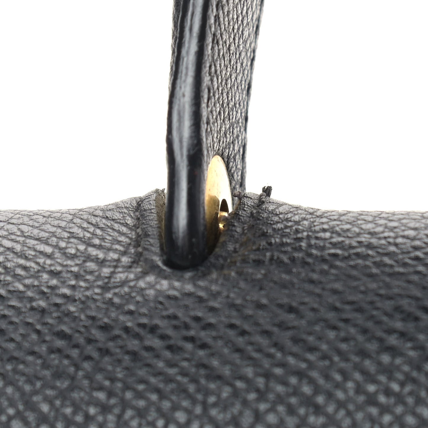 Grained Calfskin Micro Belt Bag Black