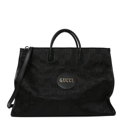 Gucci Econyl Nylon Monogram Large Off The Grid Tote Bag Black 1 of 12