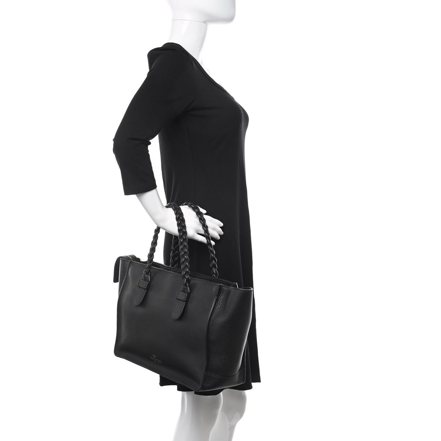 Grained Calfskin To Be Cool Tote Black