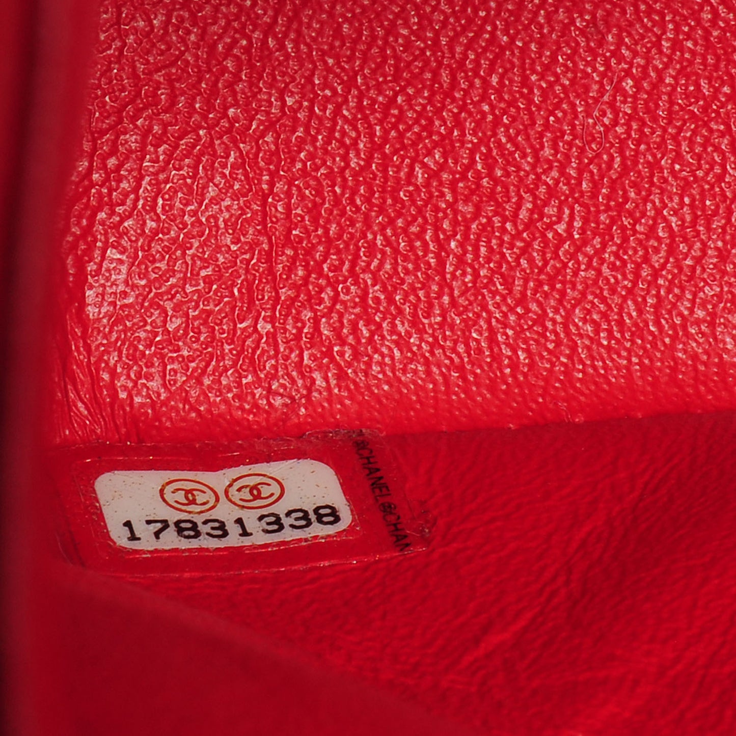 Lambskin Quilted Jumbo Double Flap Red