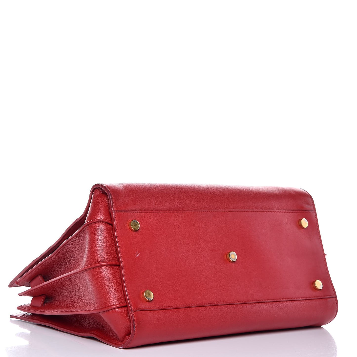 Calfskin Small Sac De Jour Lipstick Red