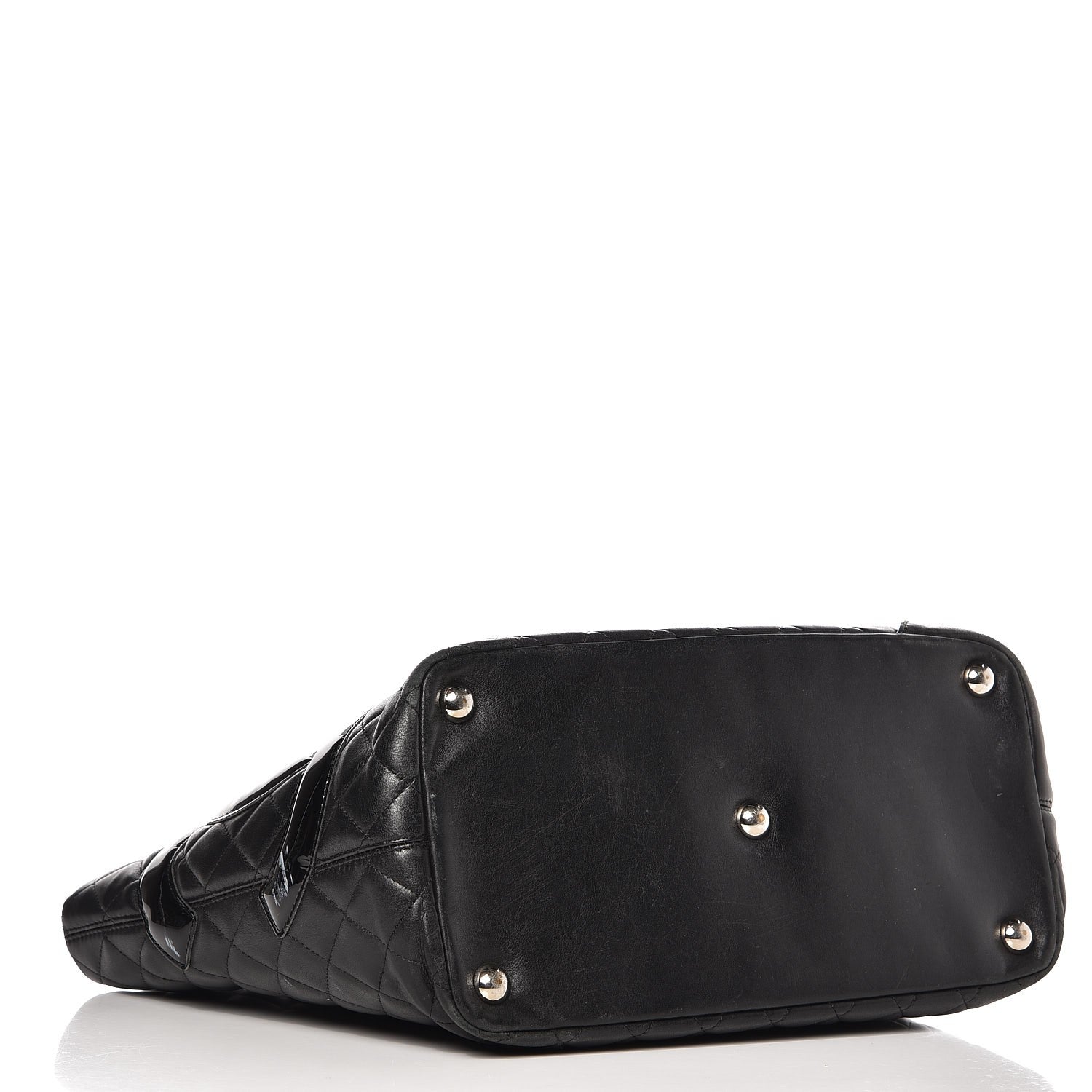 Chanel Calfskin Quilted Large Cambon Tote Black 4 of 13