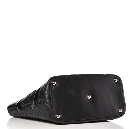 Chanel Calfskin Quilted Large Cambon Tote Black 4 of 13