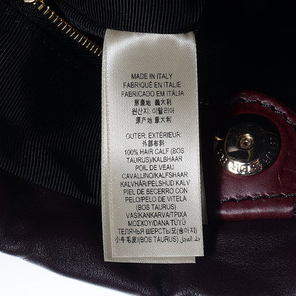 Burberry Calf Hair Little Crush Burgundy 12 of 13
