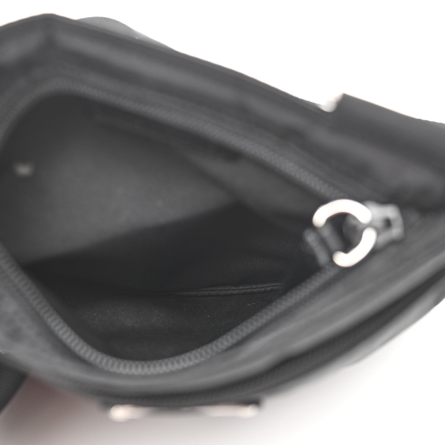 Prada Nylon Vela Flat Messenger Bag Black 8 of 23