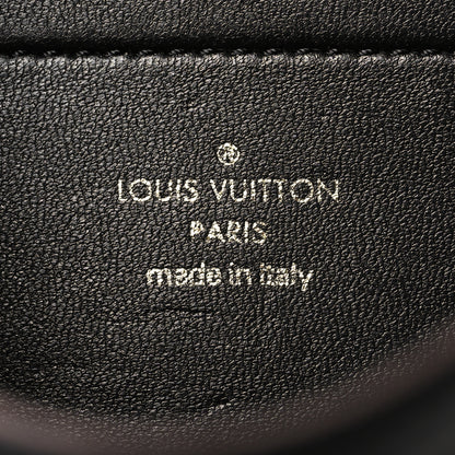 Louis Vuitton Lambskin Embossed Monogram Pochette Coussin Black 7 of 10