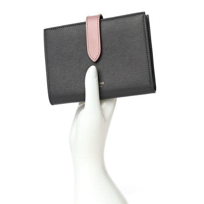 Celine Grained Calfskin Medium Multifunction Strap Wallet Grey Vintage Pink 2 of 14