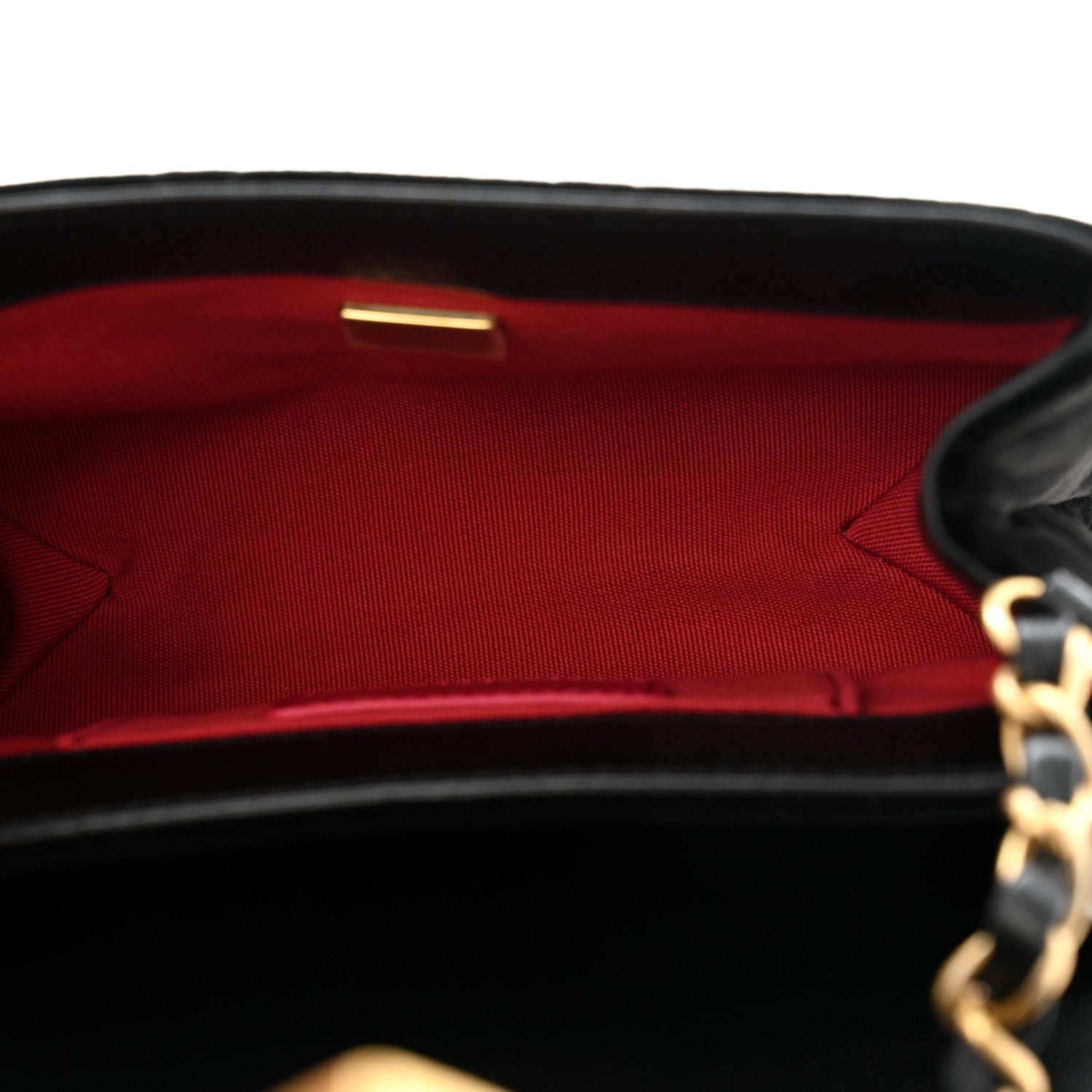 Chanel Velvet Strass Diamond Lock Flap Black 5 of 11