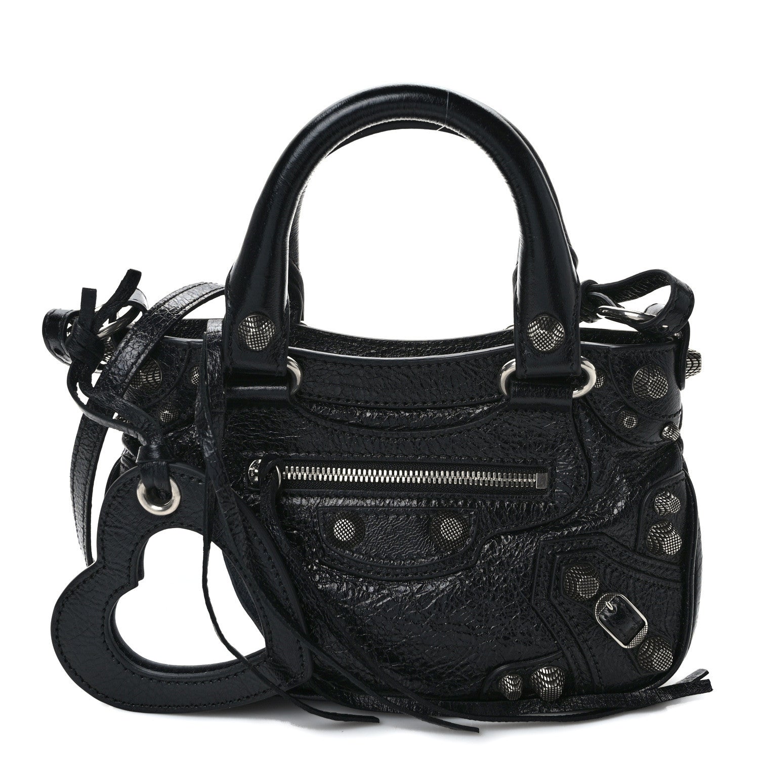 Balenciaga Agneau Arena Neo Cagole Mini Handbag Black 1 of 9