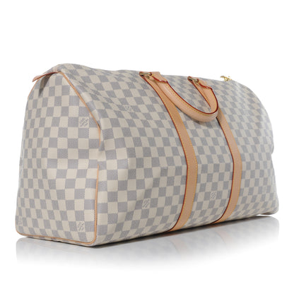 Louis Vuitton Damier Azur Keepall 50 3 of 7