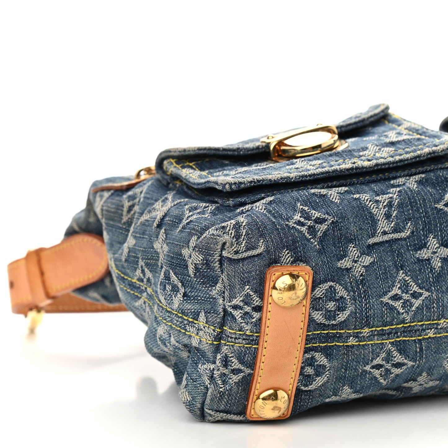 Monogram Denim Baggy PM Blue