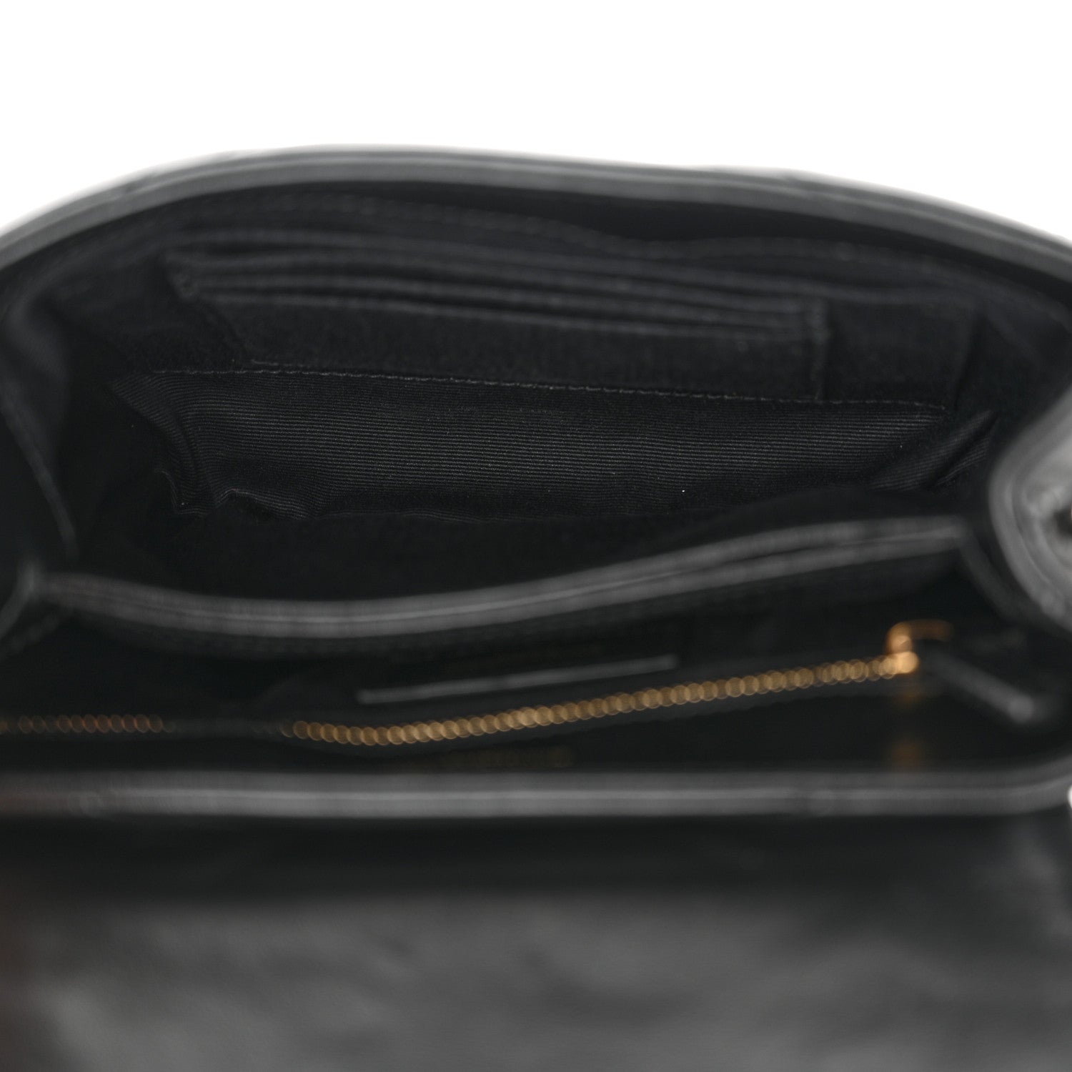 Saint Laurent Calfskin Y Quilted Monogram Toy Loulou Crossbody Bag Black 4 of 11