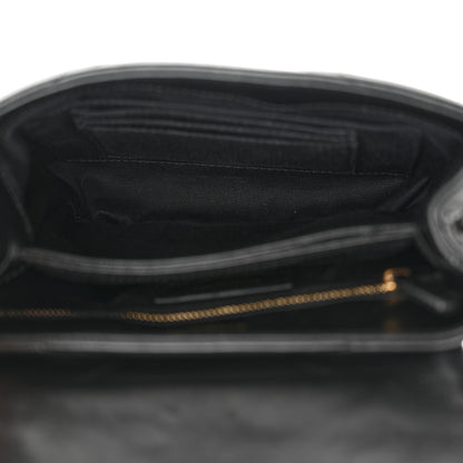 Saint Laurent Calfskin Y Quilted Monogram Toy Loulou Crossbody Bag Black 4 of 11