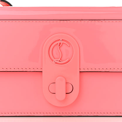 Christian Louboutin Patent Calfskin Small Elisa Baguette Bubble Gum 7 of 9