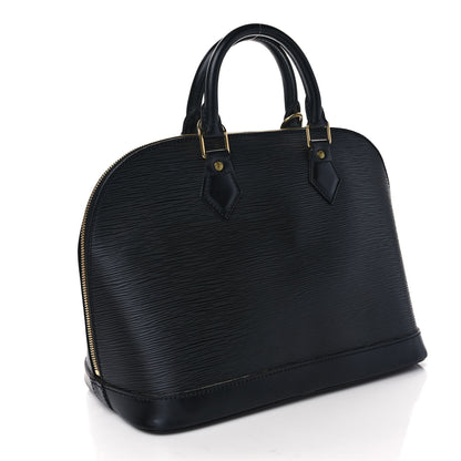 Louis Vuitton Epi Alma PM Black 3 of 10