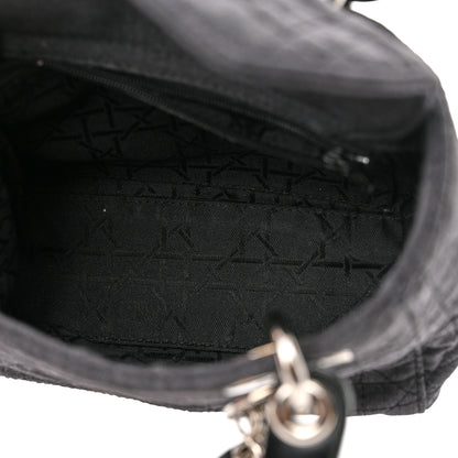 Christian Dior Canvas Cannage Mini Lady Dior Black 5 of 10