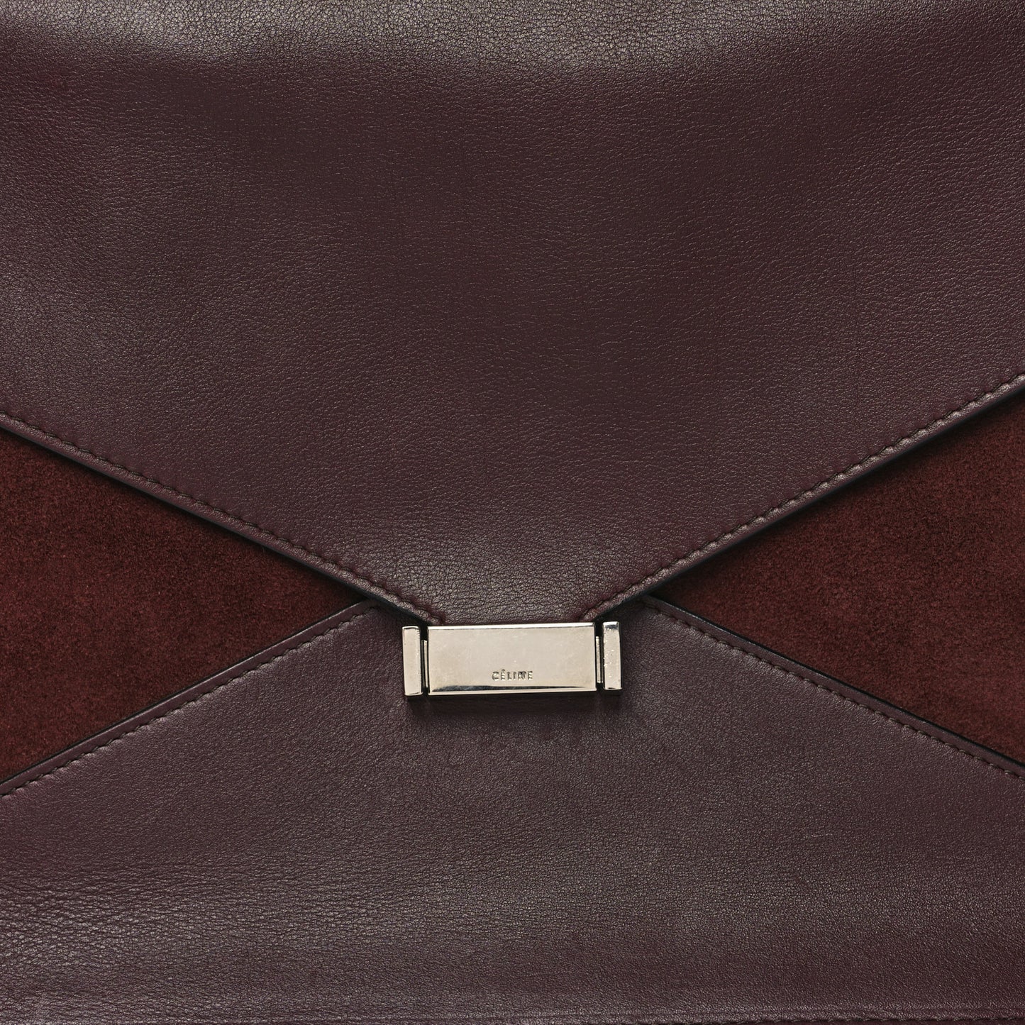 Smooth Calfskin Suede Diamond Shoulder Bag Brown