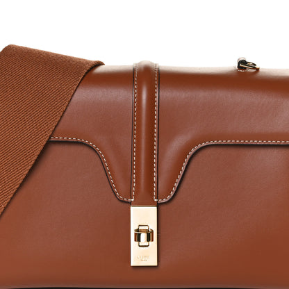 Celine Smooth Calfskin Teen Soft 16 Shoulder Bag Tan 8 of 11