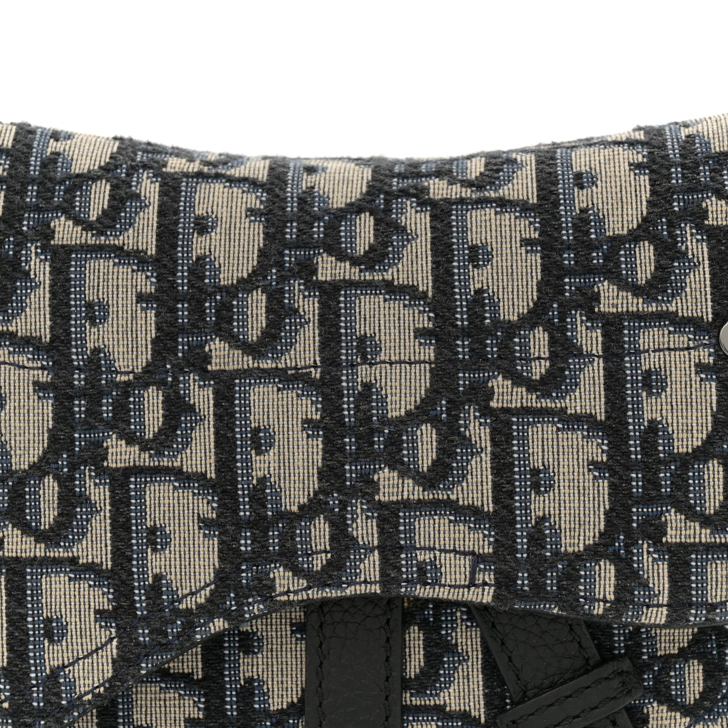 HOMME Oblique Saddle Belt Bag Blue