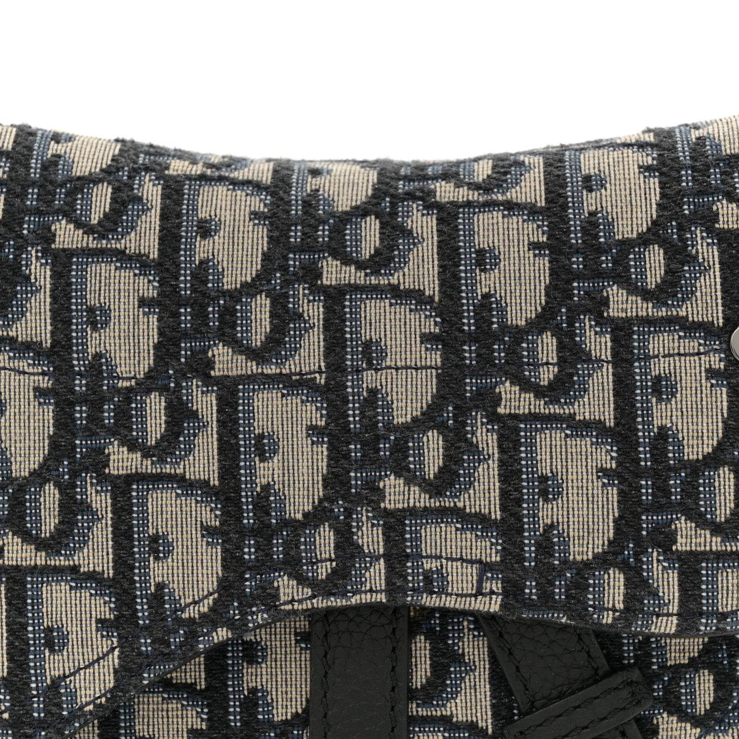 Christian Dior HOMME Oblique Saddle Belt Bag Blue 7 of 9