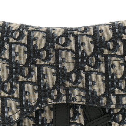 Christian Dior HOMME Oblique Saddle Belt Bag Blue 7 of 9