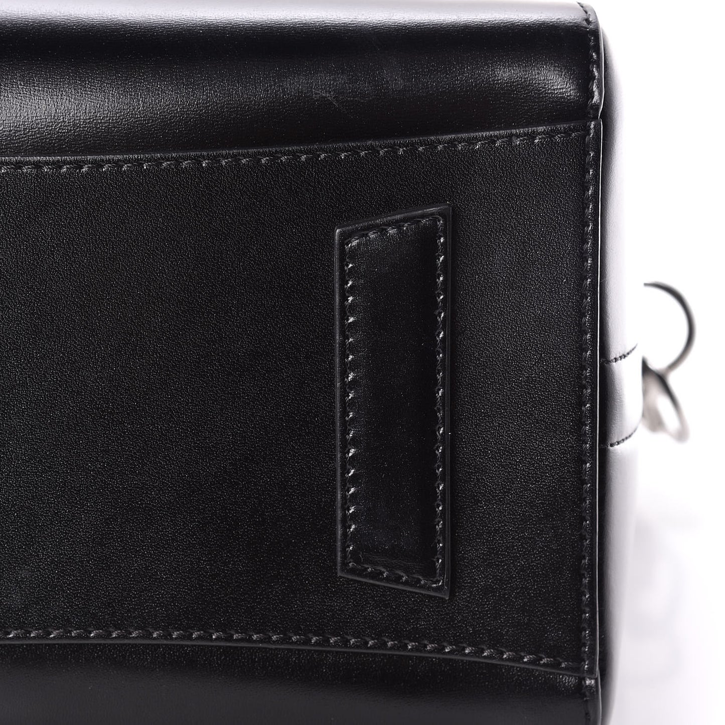 Shiny Lord Calfskin Small Antigona Black
