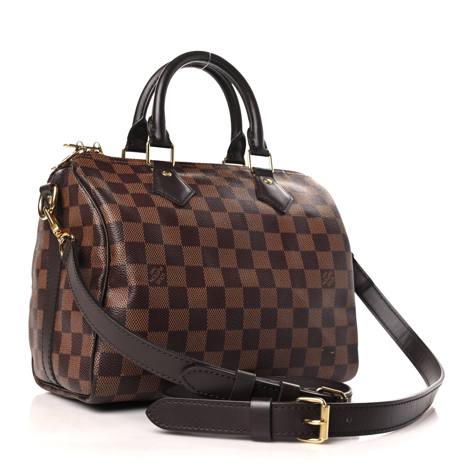 Louis Vuitton Damier Ebene Speedy Bandouliere 25 3 of 9
