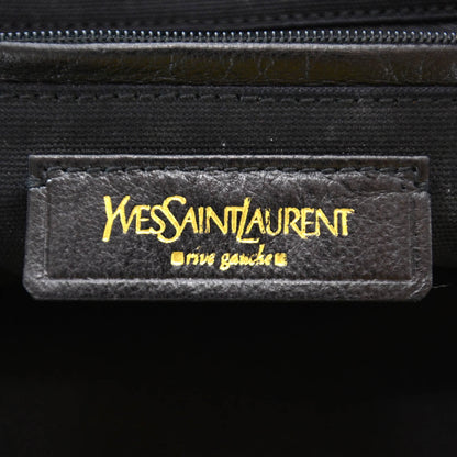 Saint Laurent Leather XL Downtown Tote Black 6 of 7