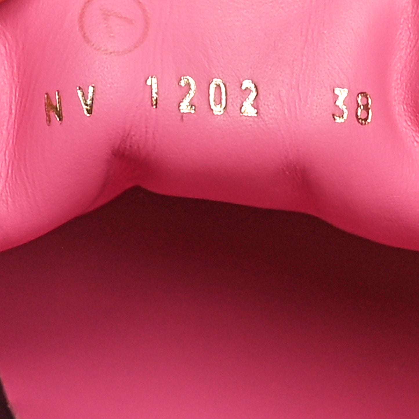 Lambskin Embossed Monogram Time Out Sneakers 38 White Pink