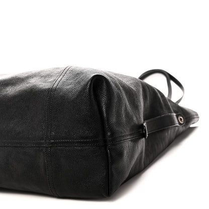 Prada Glace Calf Etiquette Shoulder Tote Black Astrale 9 of 9