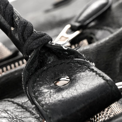 Balenciaga Agneau Giant 21 Silver Hardware Folder Black 25 of 40