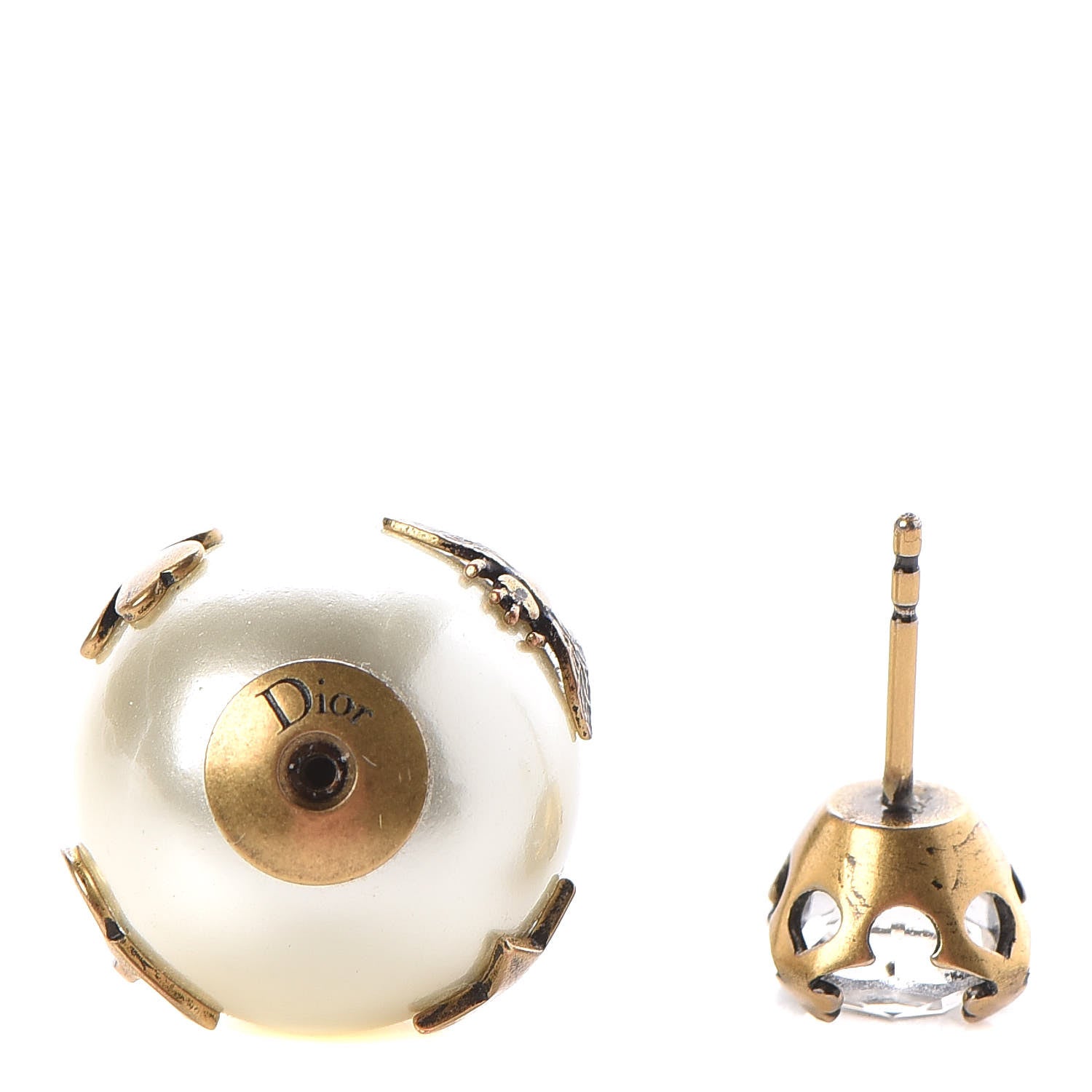 Christian Dior Mise En Dior Tribal Crystal Charm Earrings 3 of 3