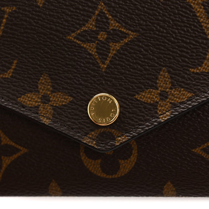 Louis Vuitton Monogram Jeanne Wallet Fuchsia 10 of 11