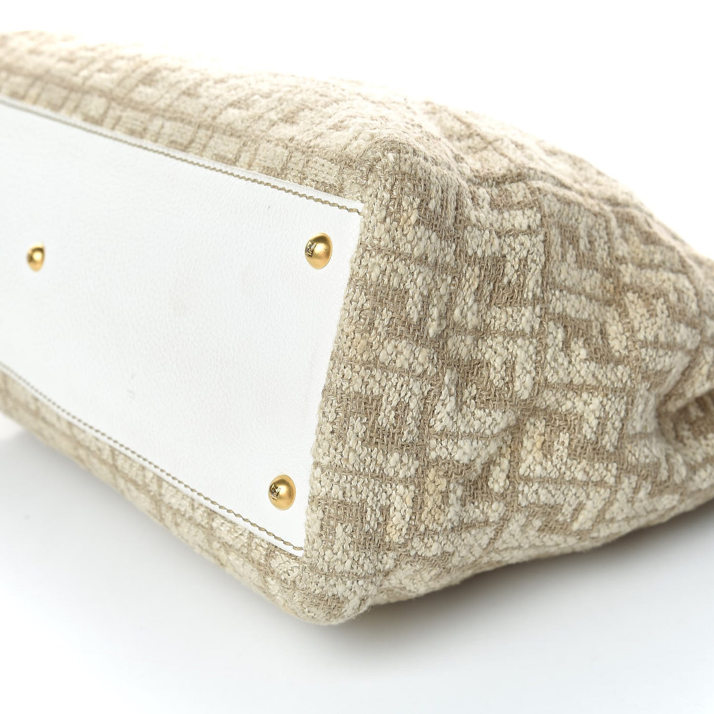 Corda Zucca Large Peekaboo Iconic Satchel White
