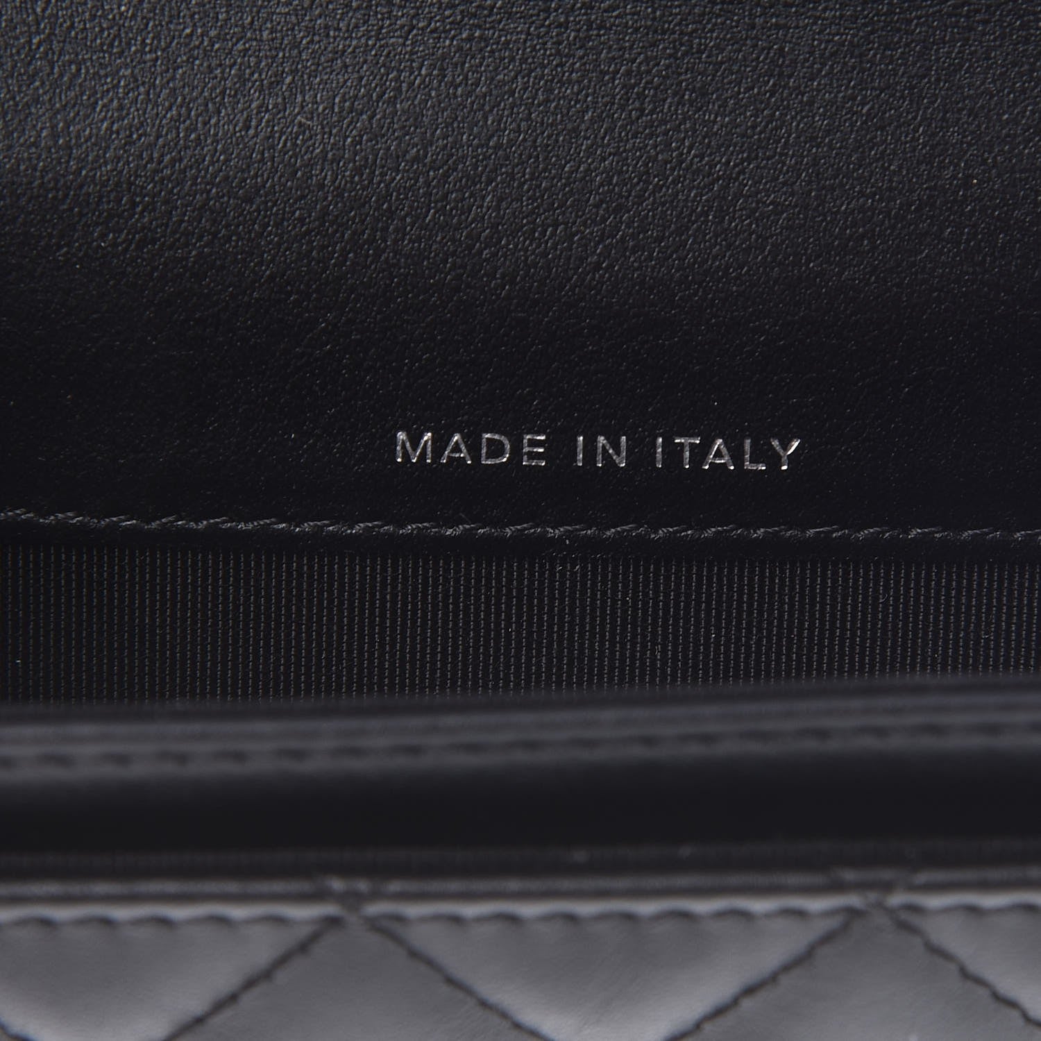 Chanel Aged Calfskin Quilted Reissue Flap Card Holder So Black 7 of 9