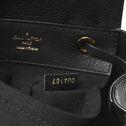 Louis Vuitton Calfskin Lockme Mini Backpack Black 7 of 10