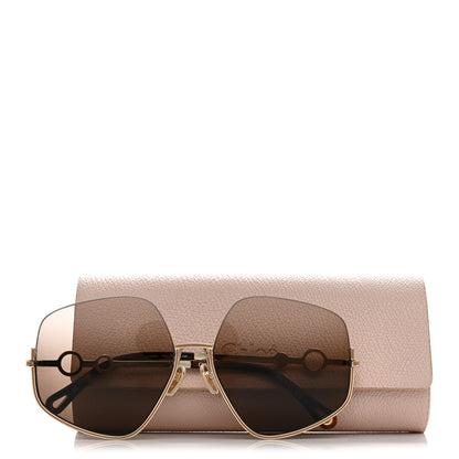 Chloe Metal Sunglasses CH0068S Tortoise 8 of 8