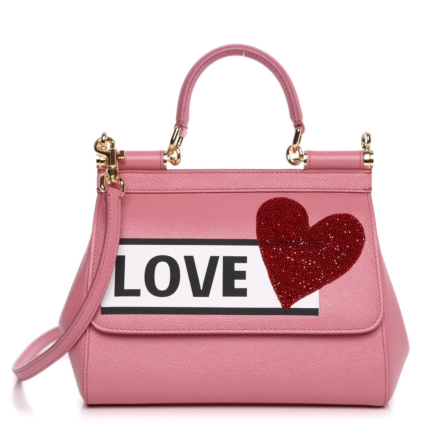 Dauphine Love Small Miss Sicily Satchel Pink