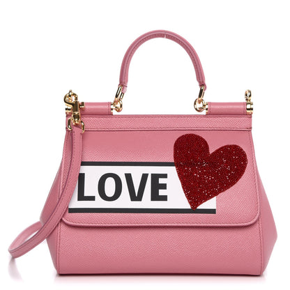 Dolce & Gabbana Dauphine Love Small Miss Sicily Satchel Pink 1 of 6