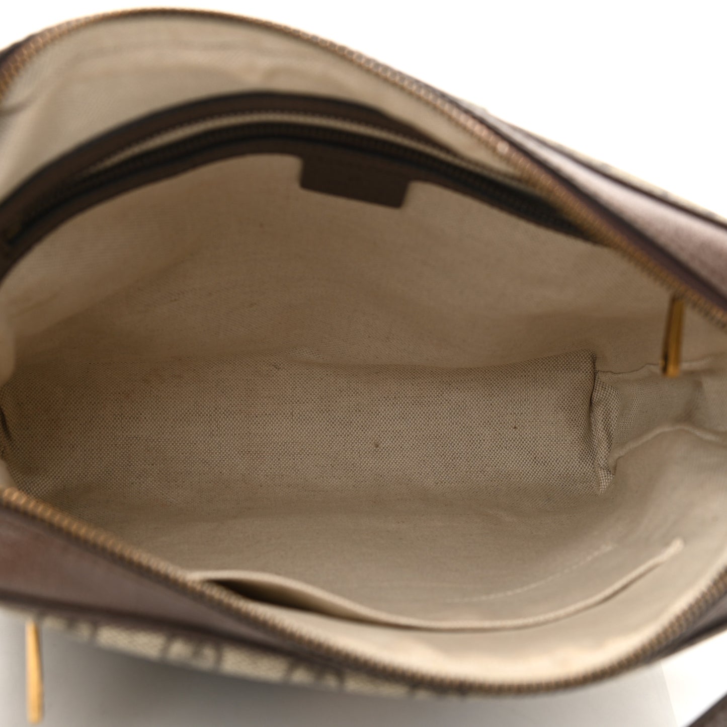 GG Supreme Monogram Web Medium Ophidia Messenger Bag Brown