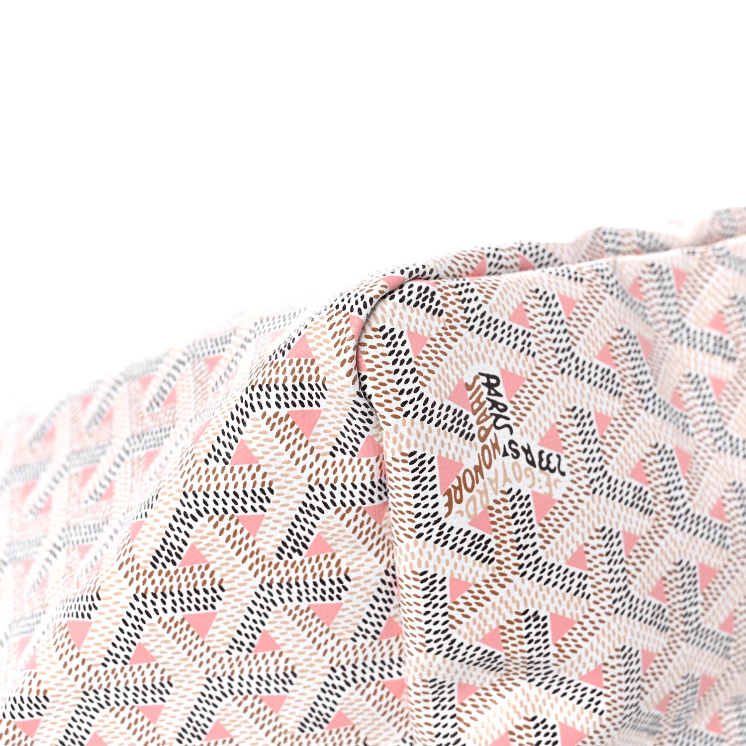 Goyard Goyardine Saint Louis Claire Voie GM White Pink 10 of 12