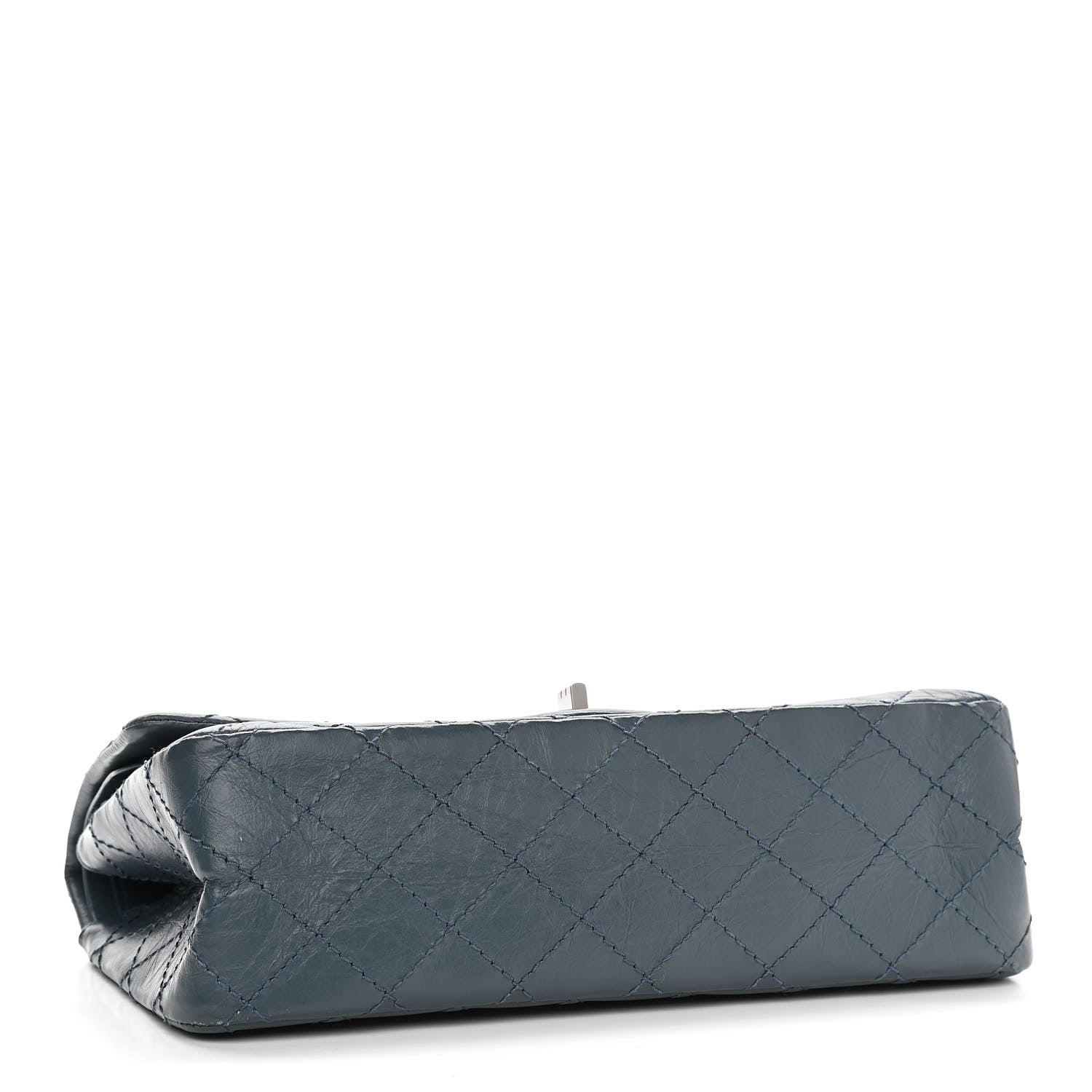 Chanel Aged Calfskin Quilted 2.55 Reissue 225 Flap Dark Blue 4 of 13