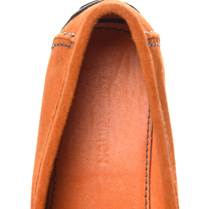 Louis Vuitton Suede Loafers 7 Orange 7 of 12