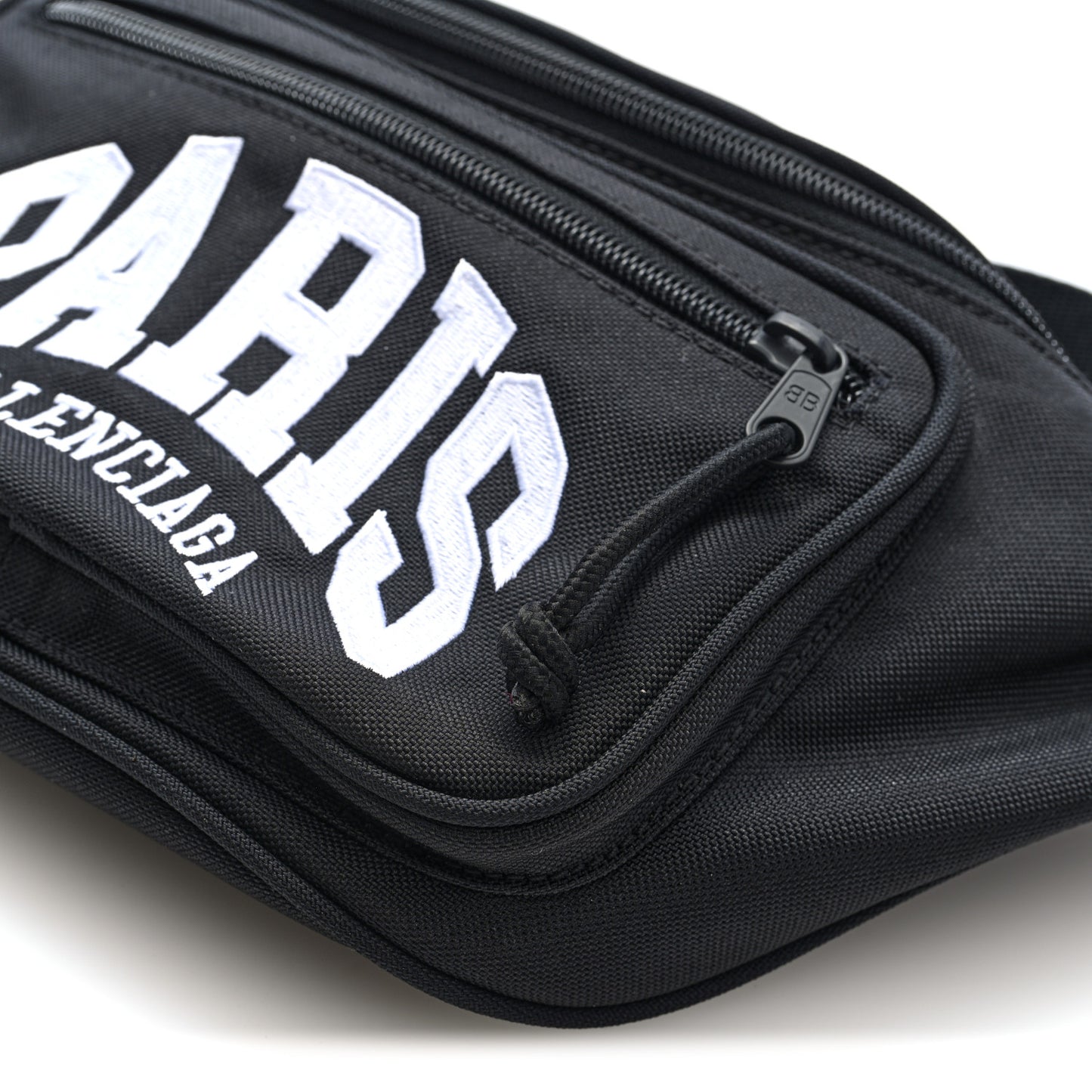 Nylon Canvas Paris Explorer Belt Bag  Black