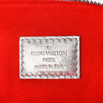 Louis Vuitton Metallic Lambskin Embossed Monogram Coussin PM Silver 6 of 11
