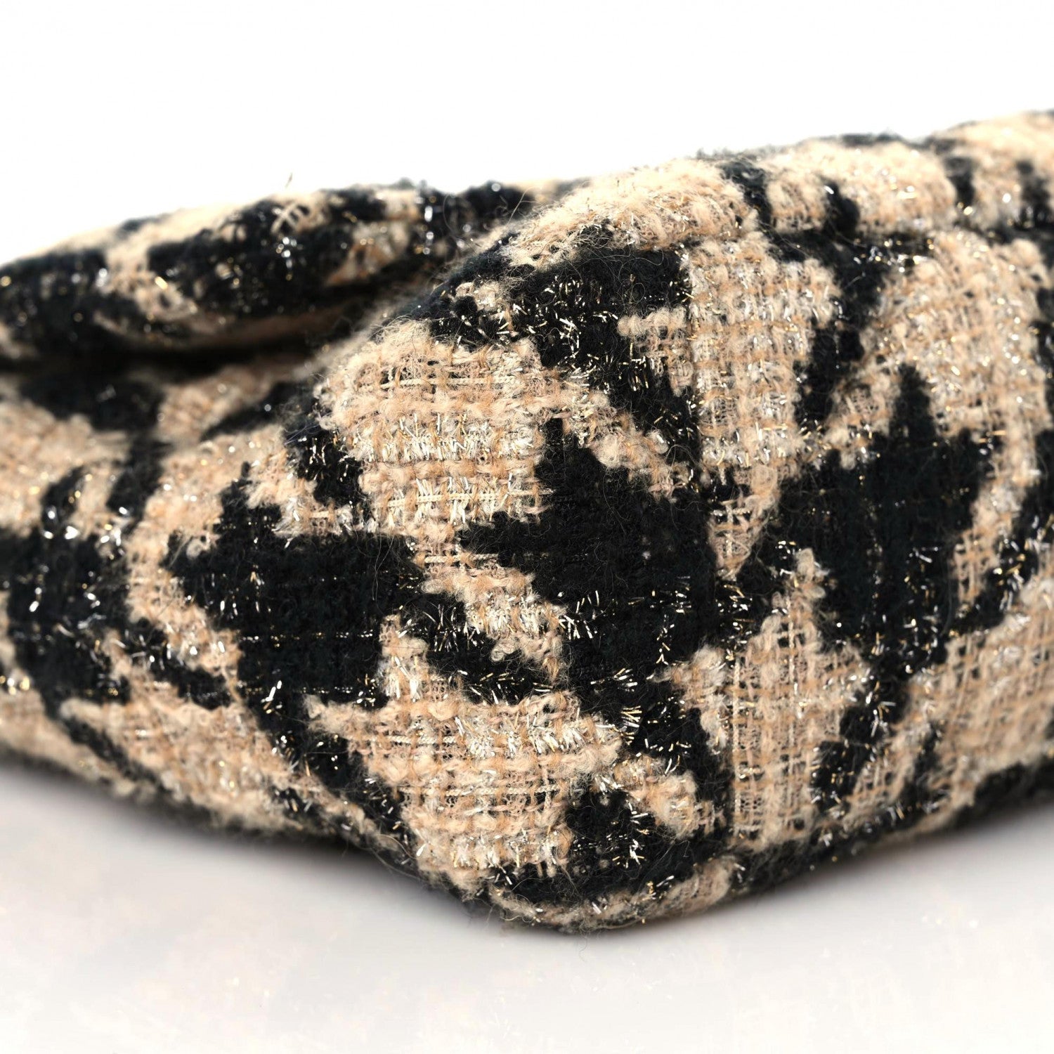 Chanel Tweed Large Chanel 19 Flap Beige Black 5 of 9