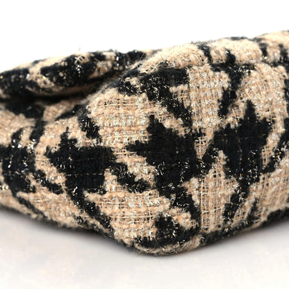 Chanel Tweed Large Chanel 19 Flap Beige Black 5 of 9