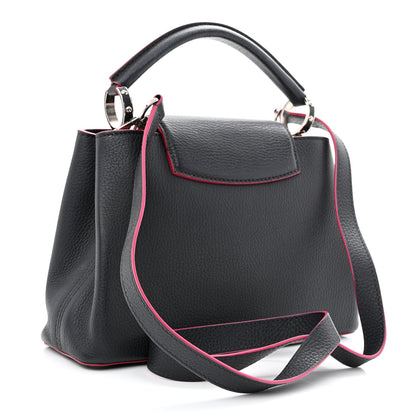 Louis Vuitton Taurillon Capucines BB Cobalt Fuchsia 3 of 11