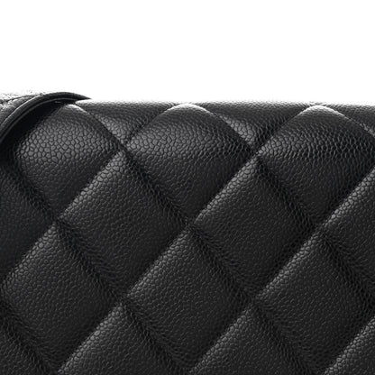 Chanel Caviar Quilted XL Single Flap Black 9 of 12
